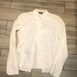 Fendi white blouse fitted size 44